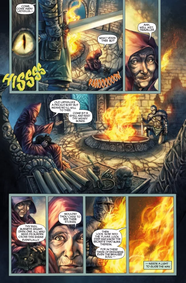 Komiks Dark Souls: The Age of Fire dupl