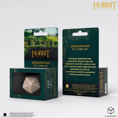Kostka The Hobbit - Terra D20 - Kockák