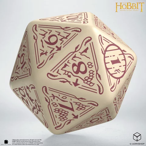 Kostka The Hobbit - Terra D20 - Kockák