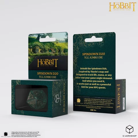 Kostka The Hobbit - Verdant D20 - Kockák