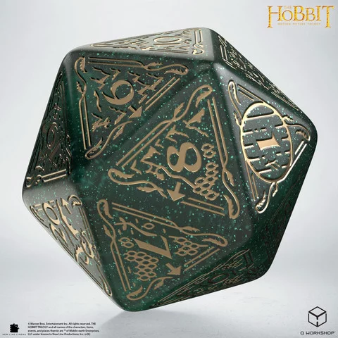 Kostka The Hobbit - Verdant D20 - Lord of the Rings