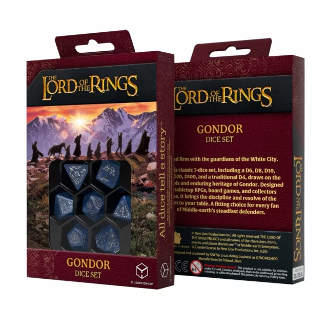 Kostky Lord of the Rings - Gondor (7 ks) - Q-Workshop