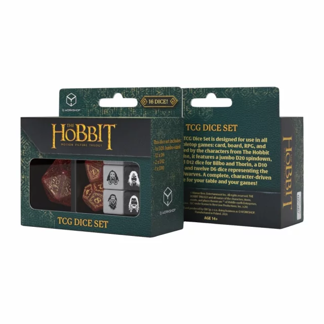 Kostky The Hobbit - Ember Hearth (16 ks) - Q-Workshop