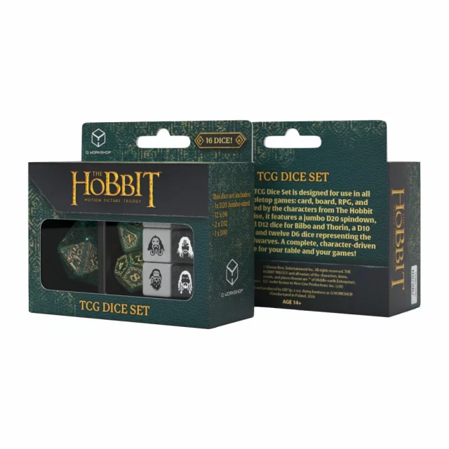 Kostky The Hobbit - Verdant Grove (16 ks) - Q-Workshop