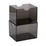 Kártya doboz Dragon Shield - Clear Black (Strongbox 100+) - Kártyadobozok