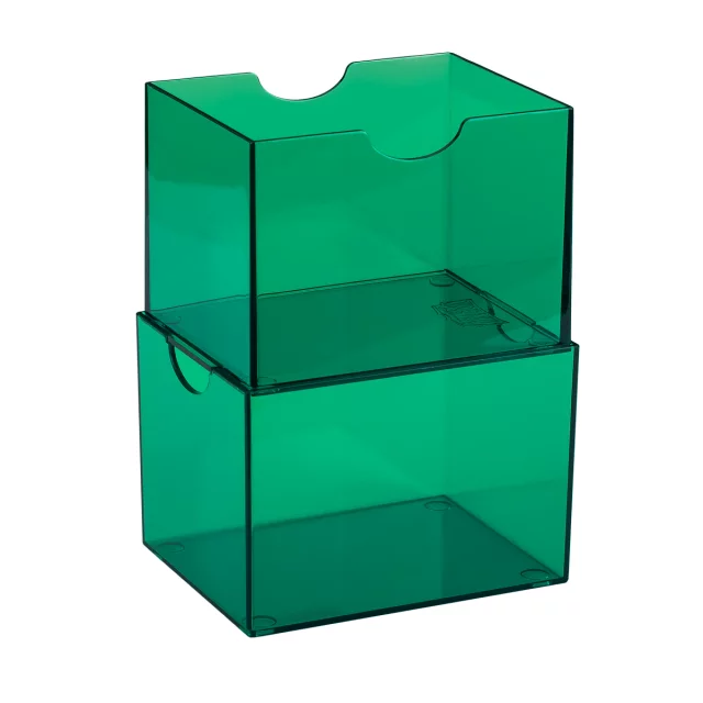 Krabička na karty Dragon Shield - Clear Green (Strongbox 100+)