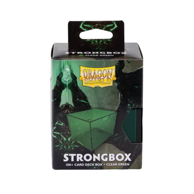 Krabička na karty Dragon Shield - Clear Green (Strongbox 100+)