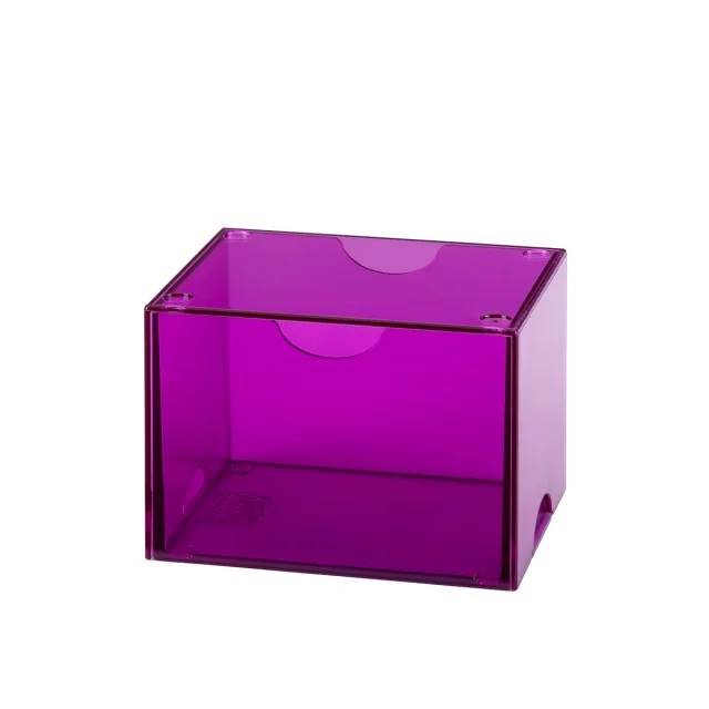 Krabička na karty Dragon Shield - Clear Purple (Strongbox 100+)