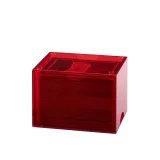 Kártya doboz Dragon Shield - Clear Red (Strongbox 100+) - TCG gyűjthető kártyajáték