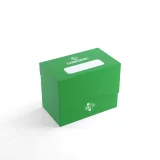 Kártya doboz Gamegenic - Side Holder 80+ Green - Kártyadobozok