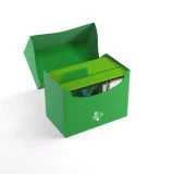 Kártya doboz Gamegenic - Side Holder 80+ Green - Kártyadobozok