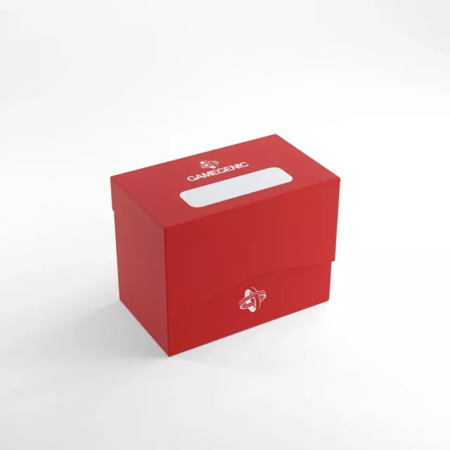 Kártya doboz Gamegenic - Side Holder 80+ Red - Kártyadobozok