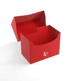 Kártya doboz Gamegenic - Side Holder 80+ Red - Kártyadobozok