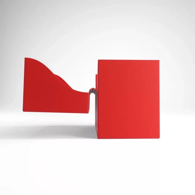 Kártya doboz Gamegenic - Side Holder 80+ Red - Kártyadobozok