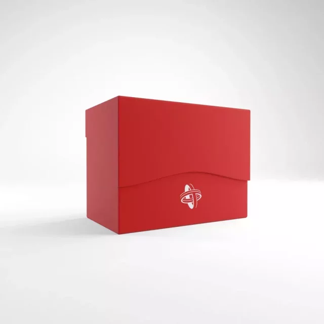 Kártya doboz Gamegenic - Side Holder 80+ Red - Kártyadobozok