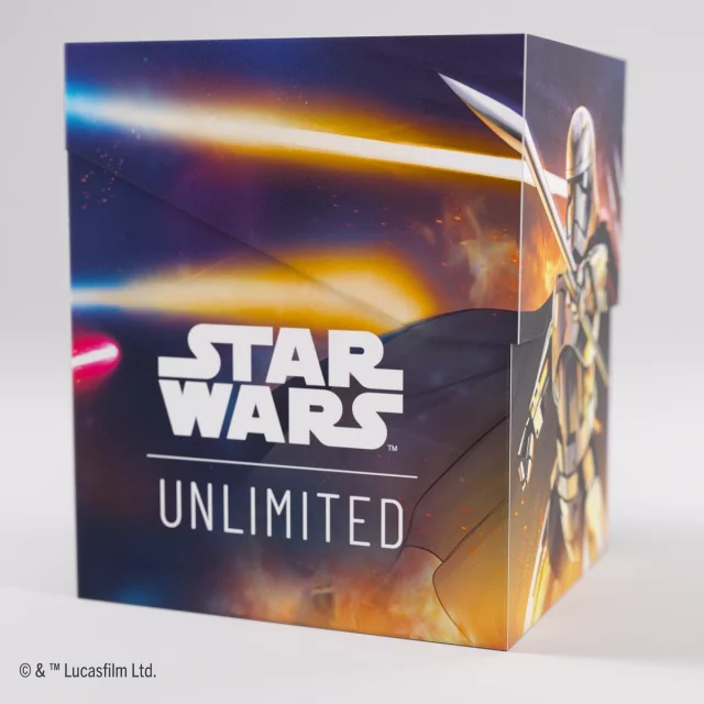 Krabička na karty Gamegenic - Star Wars: Unlimited Soft Crate Qui-Gon Jinn dupl