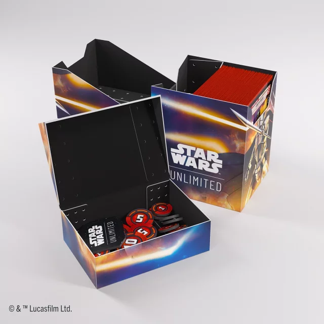 Krabička na karty Gamegenic - Star Wars: Unlimited Soft Crate Qui-Gon Jinn dupl