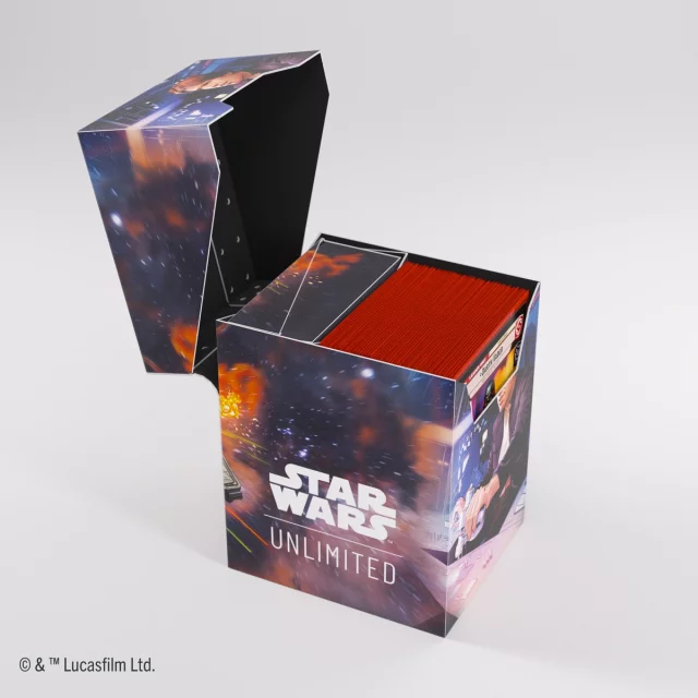 Krabička na karty Gamegenic - Star Wars: Unlimited Soft Crate Captain Phasma Stormtrooper dupl