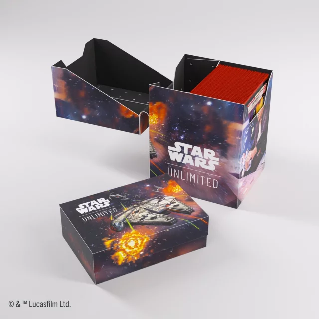 Krabička na karty Gamegenic - Star Wars: Unlimited Soft Crate Captain Phasma Stormtrooper dupl