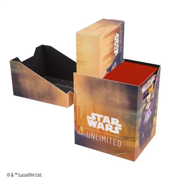 Krabička na karty Gamegenic - Star Wars: Unlimited Soft Crate Darth Maul dupl