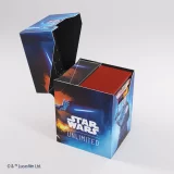 Krabička na karty Gamegenic - Star Wars: Unlimited Soft Crate Black/White dupl