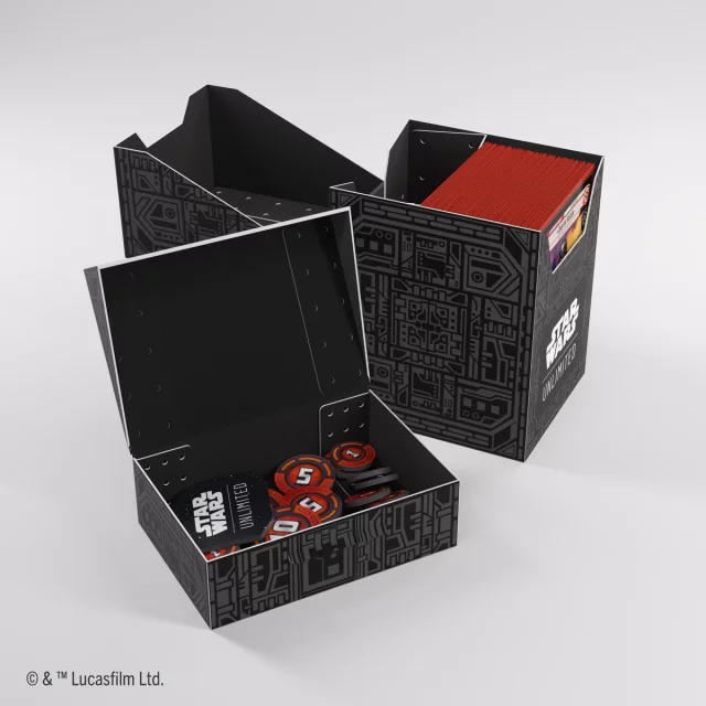 Krabička na karty Gamegenic - Star Wars: Unlimited Soft Crate Darth Maul dupl