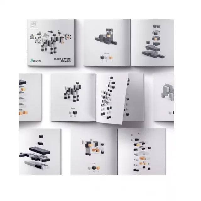 Magnetická stavebnice PIXIO Orange Animals (Story Series) dupl