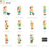 Magnetická stavebnice PIXIO - Black and White Animals (Story Series) dupl