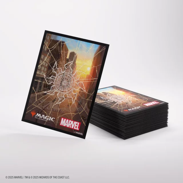 Ochranné obaly na karty Gamegenic - MTG x Marvel's Spider-Man: Premium Art Sleeves Spider-Man Mountain (105 ks) dupl
