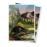 Ochranné obaly na karty Ultra Pro -Bob Ross Mighty Mountain Lake Apex Deck Protectors Sleeves (105 ks) dupl