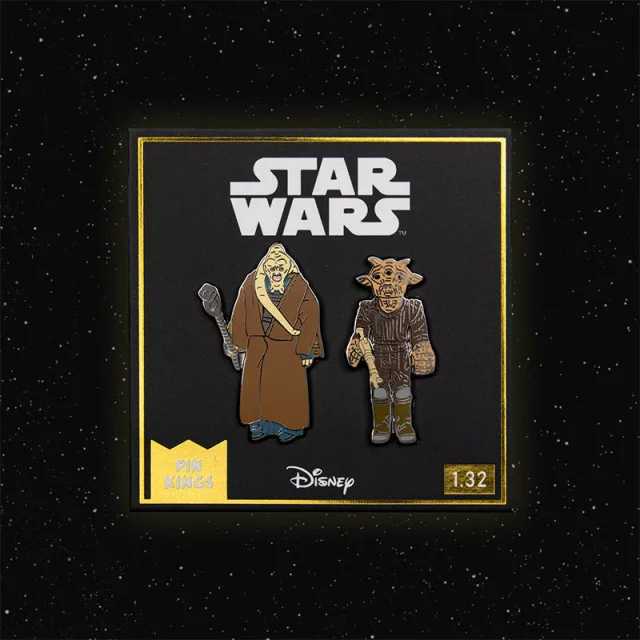 Odznak Star Wars - C-3PO & Luke Skywalker (Pin Kings) dupl