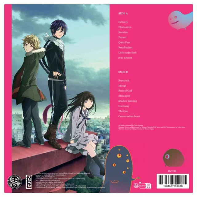 Oficiální soundtrack Noragami na 1x LP dupl