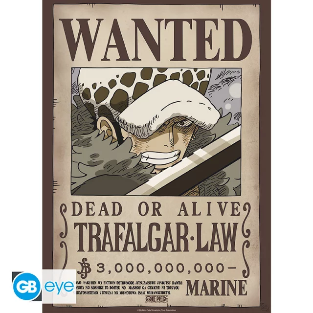 Plakát One Piece - Wanted Luffy & Ace (sada 2 ks) dupl