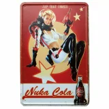 Fallout 4: Nuka Cola Pin-Up plechová cedule dupl