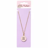 Medál Pusheen - Pink Coin Pusheen