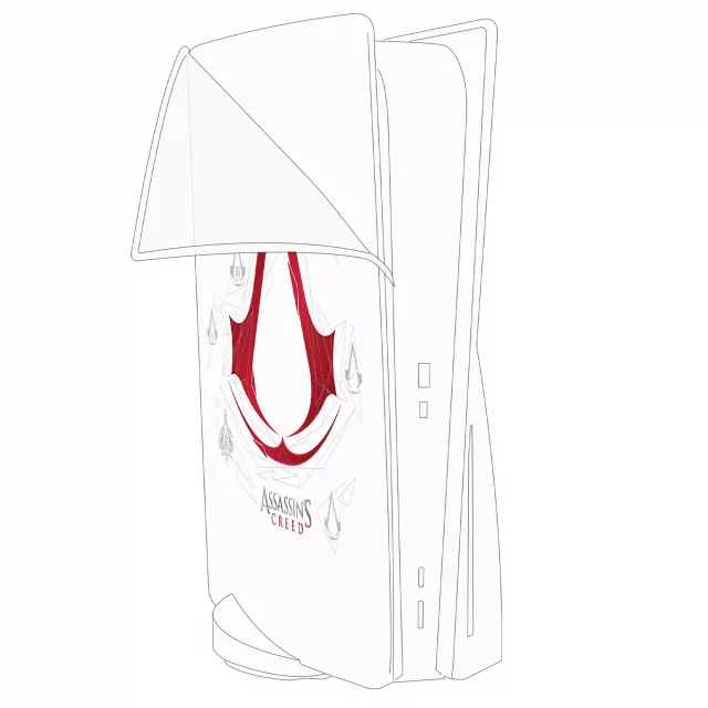 Kryt na konzoli PlayStation 5 - Gray Camo dupl