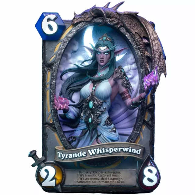 Szobor Hearthstone - Tyrande Whisperwind (31cm) (HEX Collectibles) - Blizzard