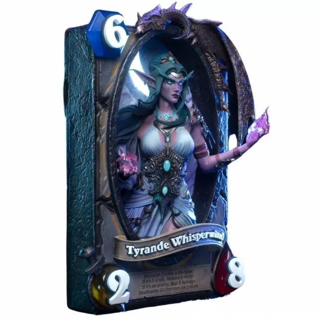Szobor Hearthstone - Tyrande Whisperwind (31cm) (HEX Collectibles) - Blizzard