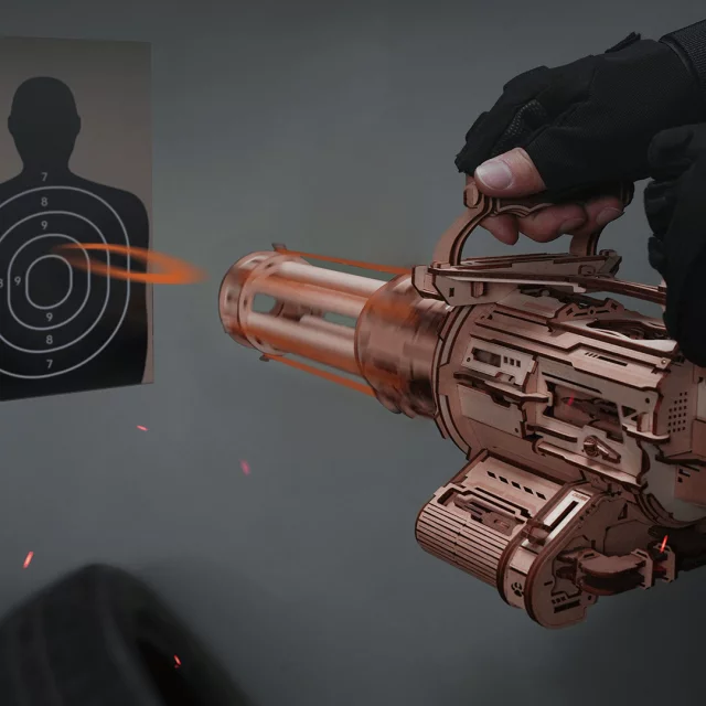 Stavebnice - AK-47  Assault Rifle (dřevěná) dupl