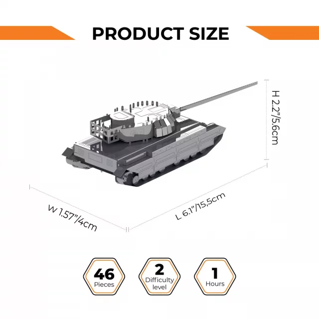 Stavebnice World of Tanks - Conqueror FV214 (kovová)