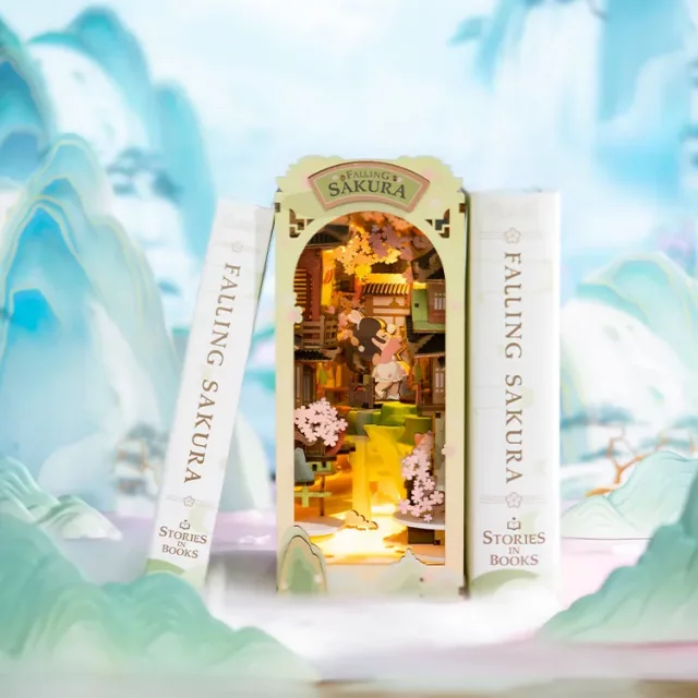 Stavebnice - zarážka na knihy The Magic Fantasy Corner (dřevěná) dupl