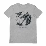 Tričko Zaklínač - Wolf Logo dupl