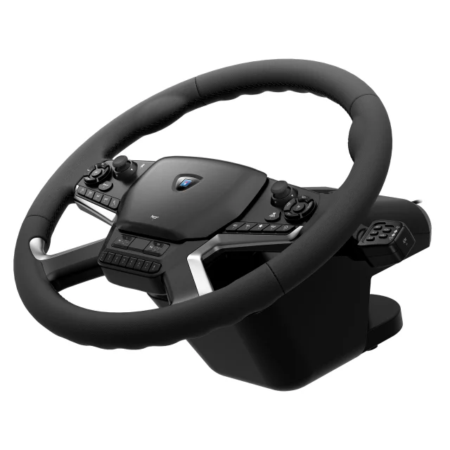 Volant s pedály a řadící pákou - Maxx Tech Pro Force Feedback Racing Wheel Kit dupl