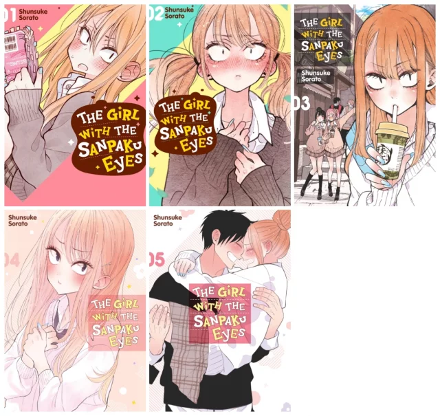 Akciós képregény szett The Girl with the Sanpaku Eyes 1-5 ENG - Japán