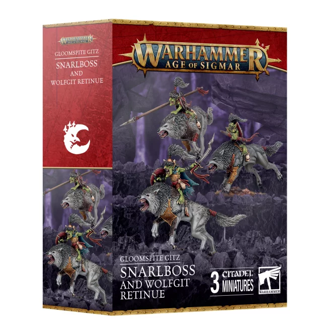 W-AOS: Gloomspite Gitz - Snarlboss On War-Wheela (1 figurka) dupl