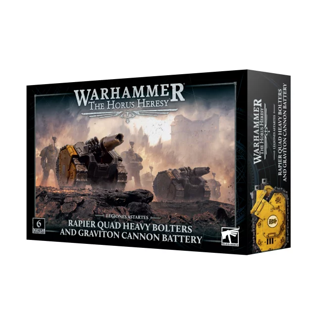 Warhammer: Horus Heresy - Legiones Astartes - Rapier Laser Destroyer and Quad Launcher Battery (6 figurek) dupl