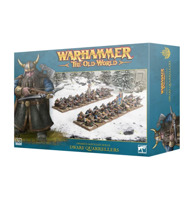 Warhammer The Old World - Dwarfen Mountain Holds - Dwarf Warriors (36 figurek) dupl