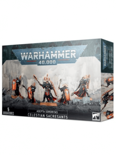 W40k: ADEPTA SORORITAS - Celestian Sacresants (5 figura)