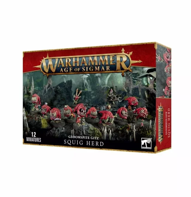 W-AOS: Gloomspite Gitz - Squig Herd (12 figurek)