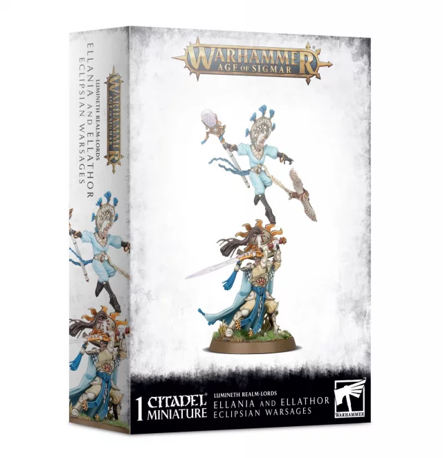 W-AOS: Lumineth Realm Lords Ellania and Ellathor, Eclipsian Warsages (1 figurka)